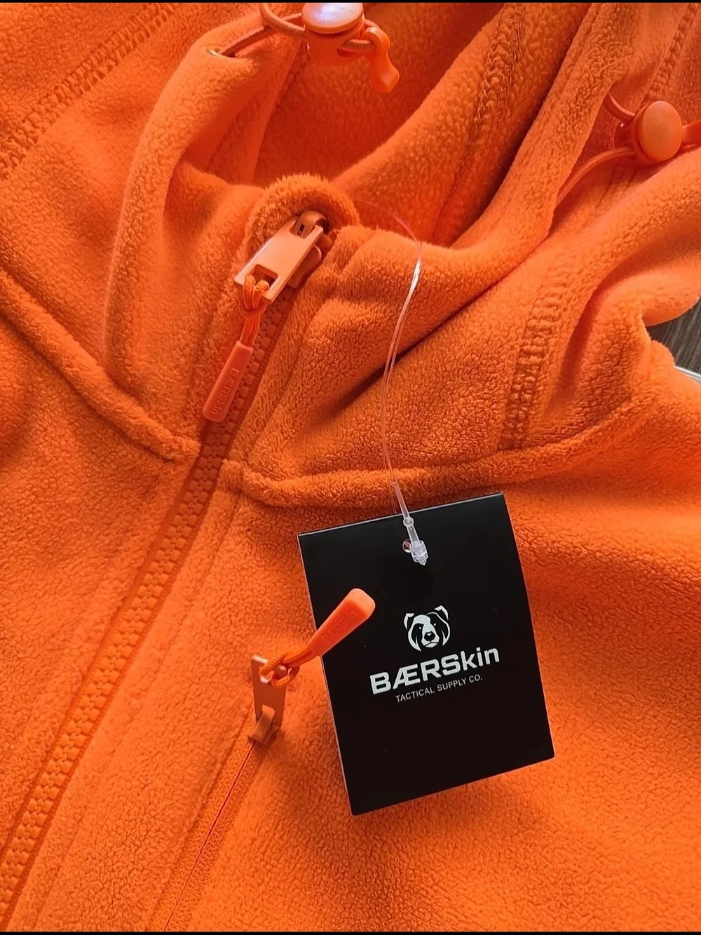 NWT Baerskin Tactical Hoodie Orange Size Small